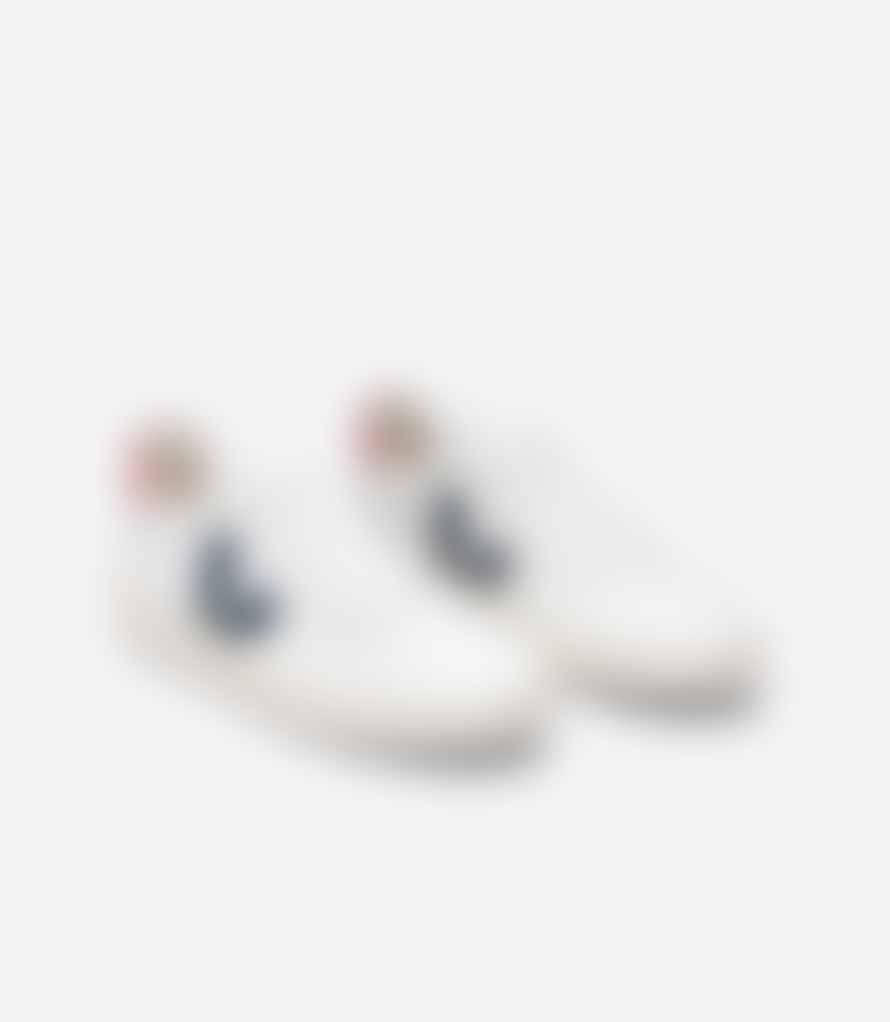Veja V 10 Leather Sneakers White Nautico Pekin