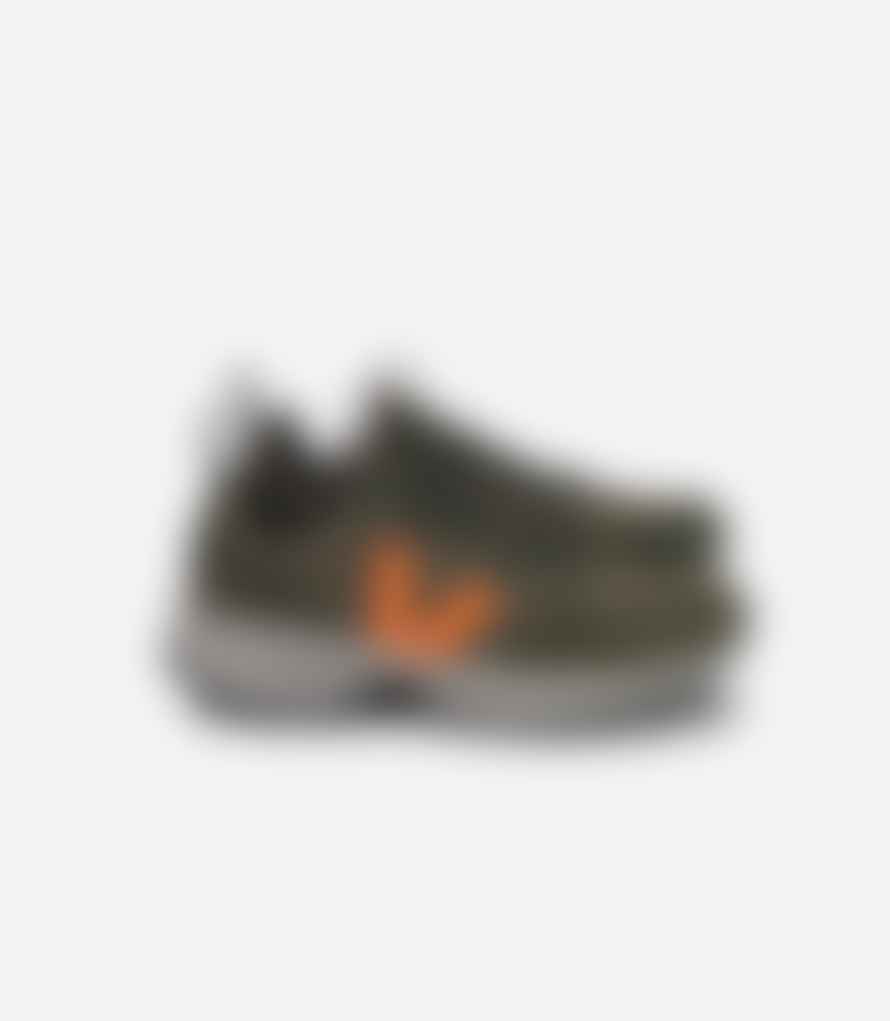 Veja Venturi Ripstop Sneakers Kaki Neon Orange