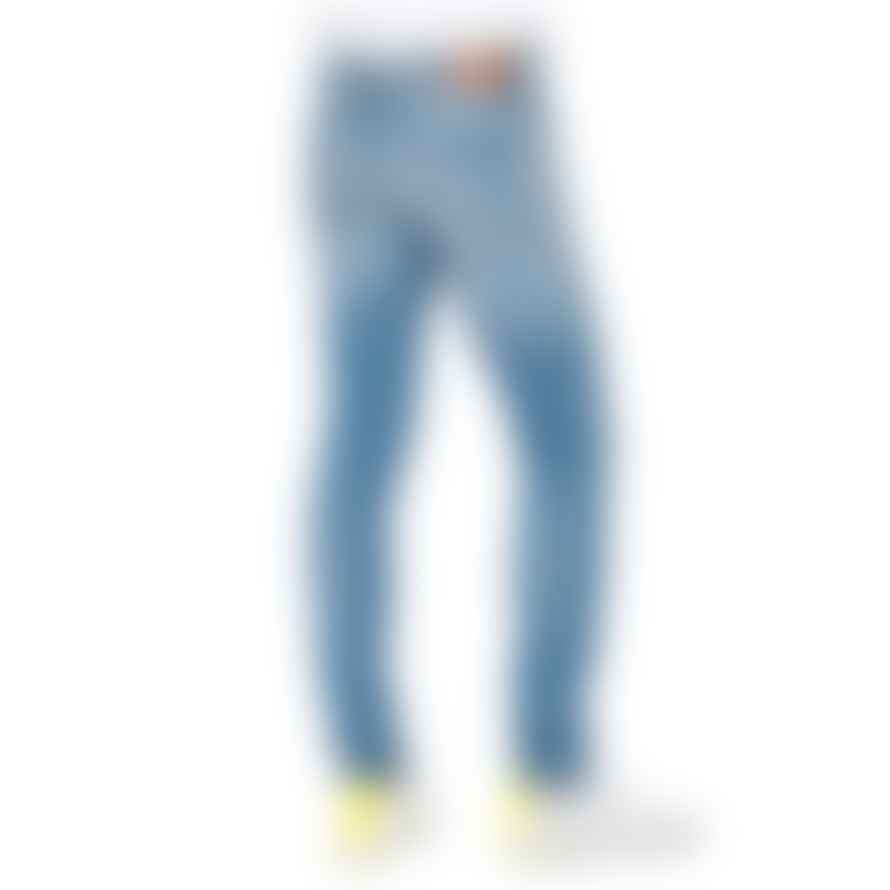 Replay Anbass 573 Bio Slim Fit Jeans Light Blue Rip Repair