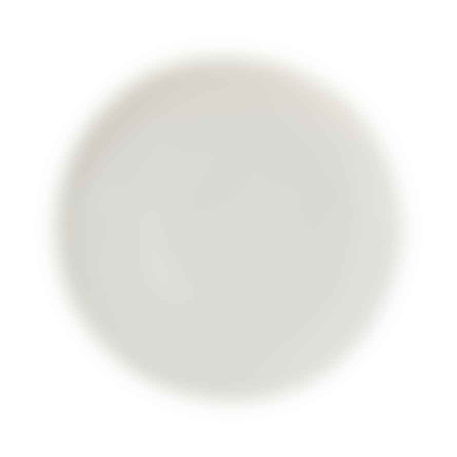 House Doctor Soft White Pion Lunch Plate