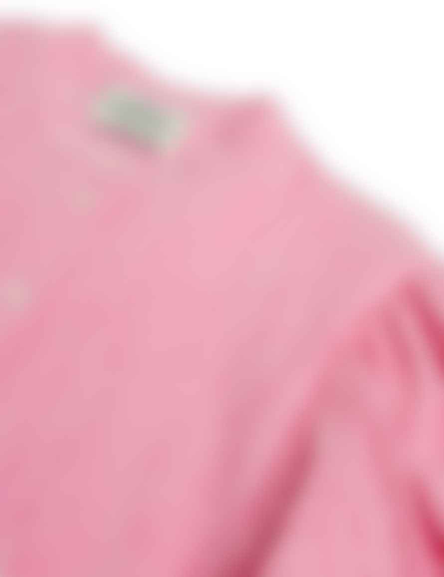 Mads Norgaard Crinckle Pop Sigga Shirt, Pink/White