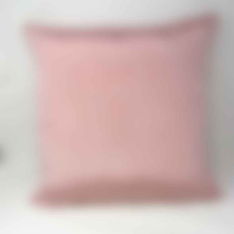 Pale & Interesting Cushion Cover: Vintage 1950s Pink Moire Fabric