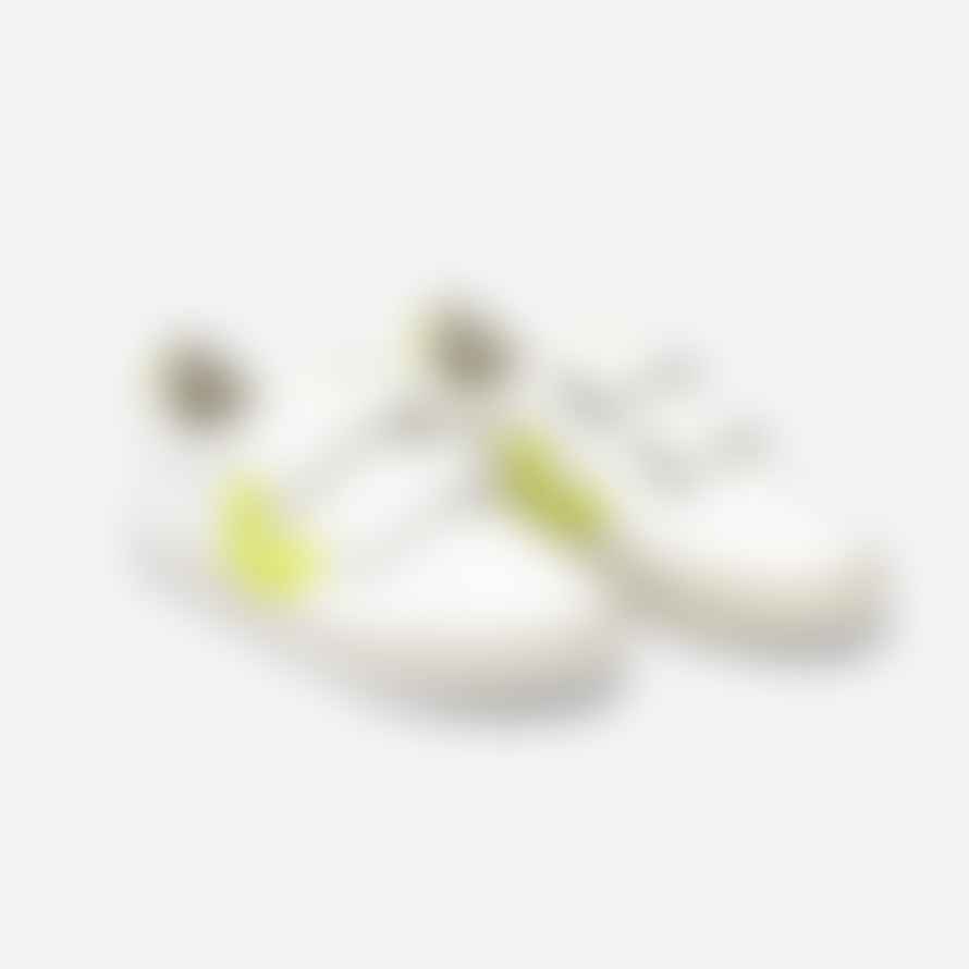Veja Esplar Kid Velcro Chromefree White Jaune Fluo Shoes