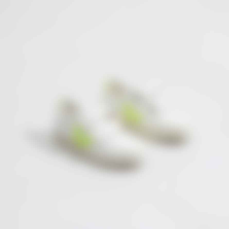Veja Esplar Junior Velcro Chromefree White Jaune Fluo Shoes