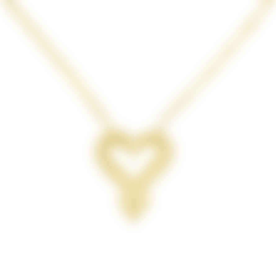 Zoe and Morgan  Gold Heart Necklace