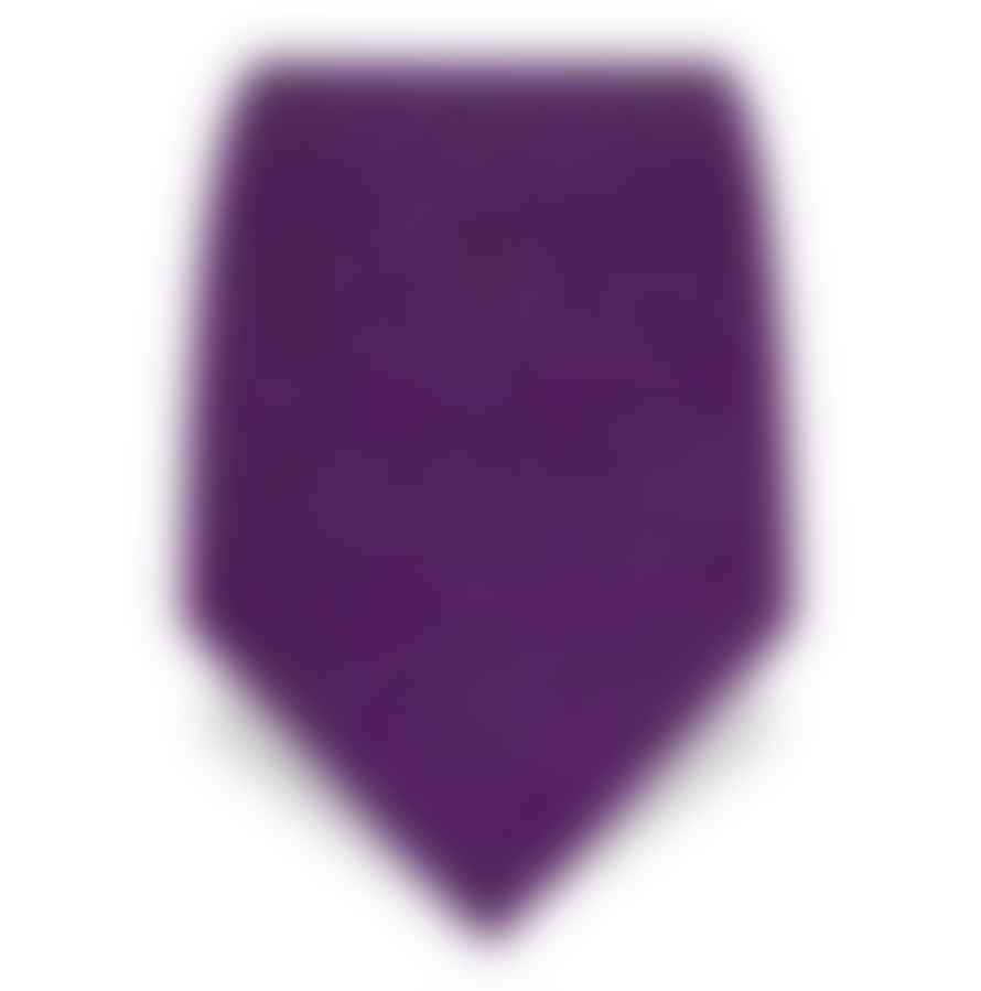 Gresham Blake Plum GB Logo Tie