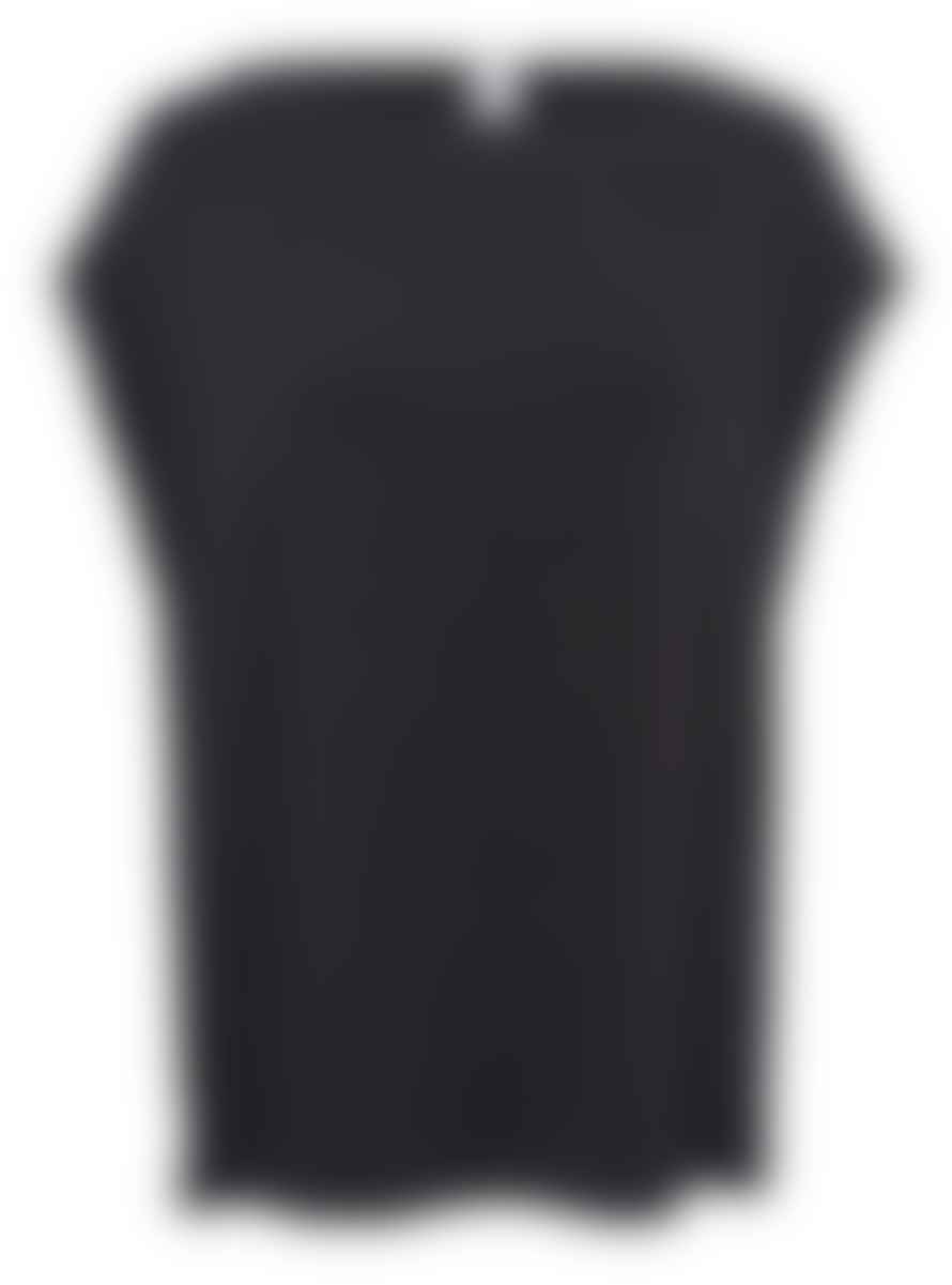 Varley Emmett Tee Top T Shirt With Cut Out Back Black Gym Sports Active Wear