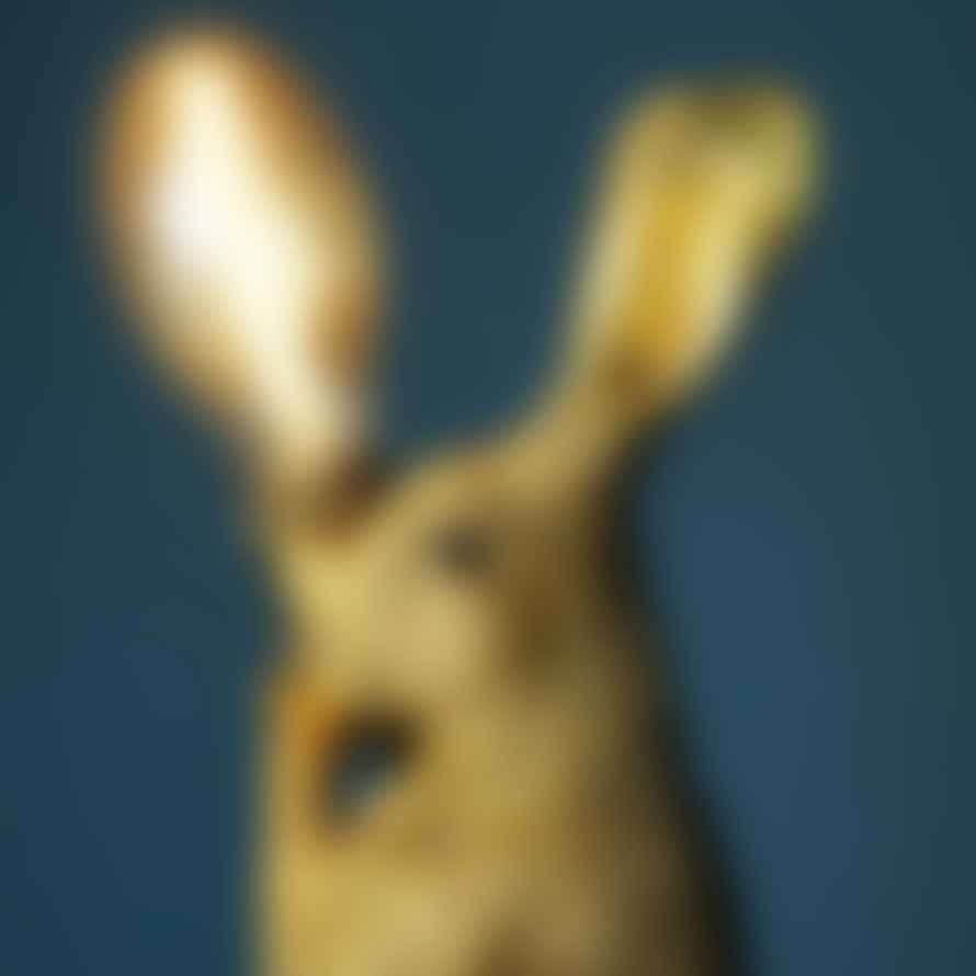 Gold Rabbit Lamp