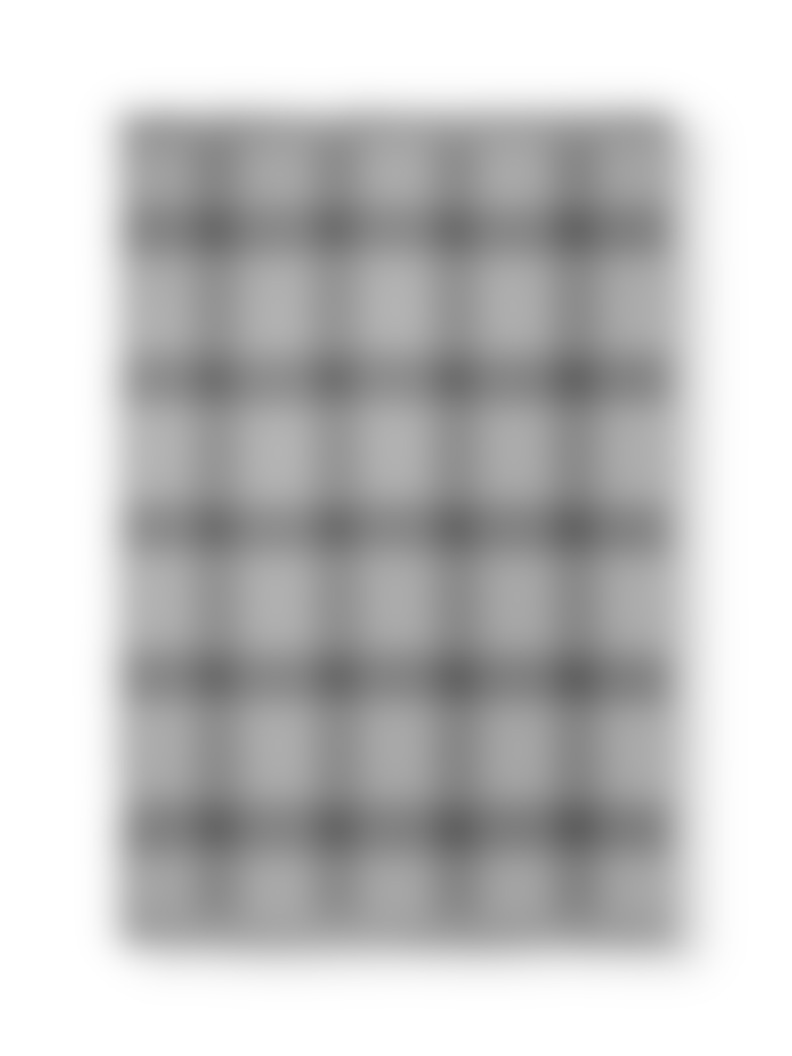 Ferm Living Checked Wool Blend Blanket - Grey