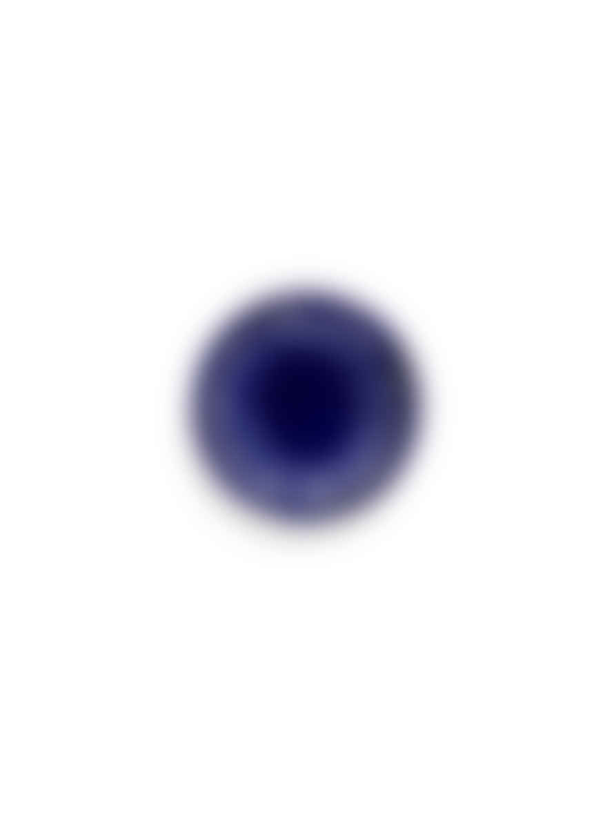 Serax Plate S 19 cm Lapis Lazuli Swirl-Dots White Feast Ottolenghi