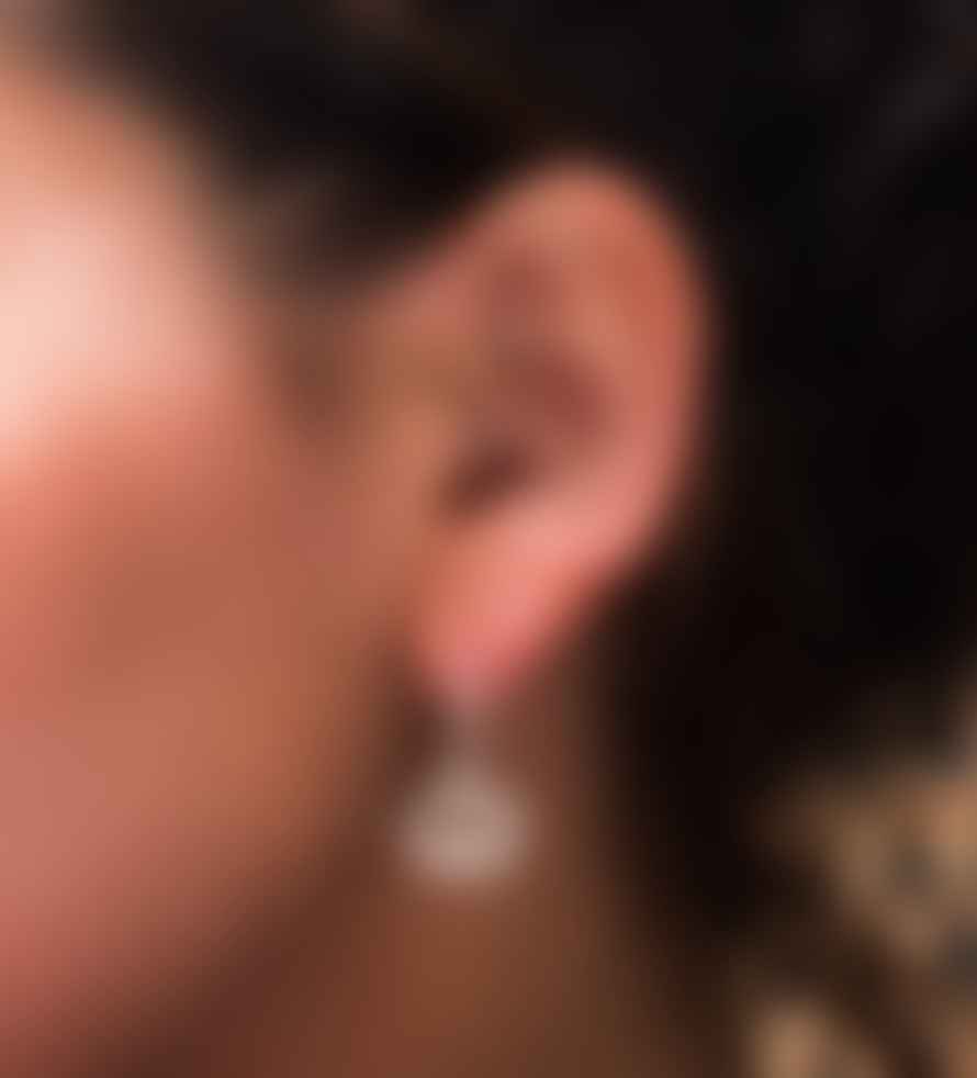 lima-lima Eco Silver Eye Hoop Earrings
