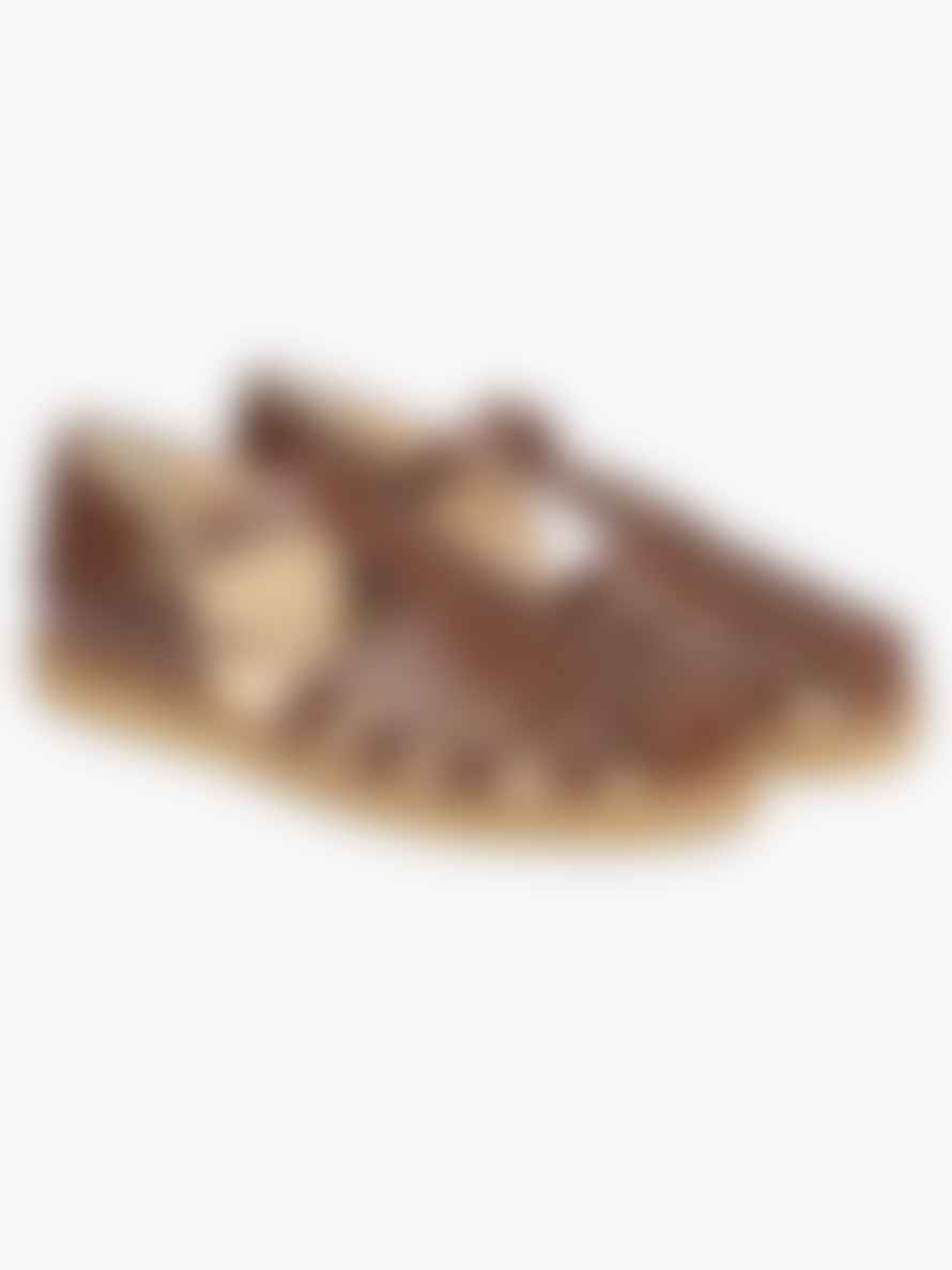 Angulus Brown Buckle Sandals