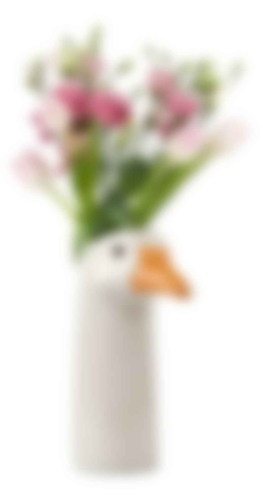 Quail Ceramics Goose Flower Vase
