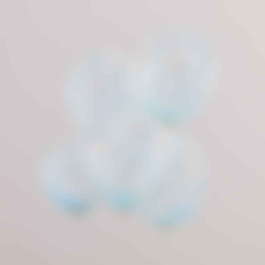 Ginger Ray Pastel Blue Bead Confetti Filled Balloons