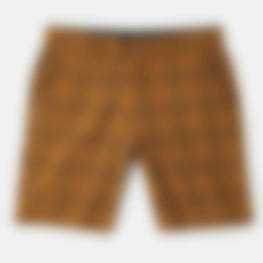 Brixton Choice Chino Crossover Shorts Copper Steel Blue