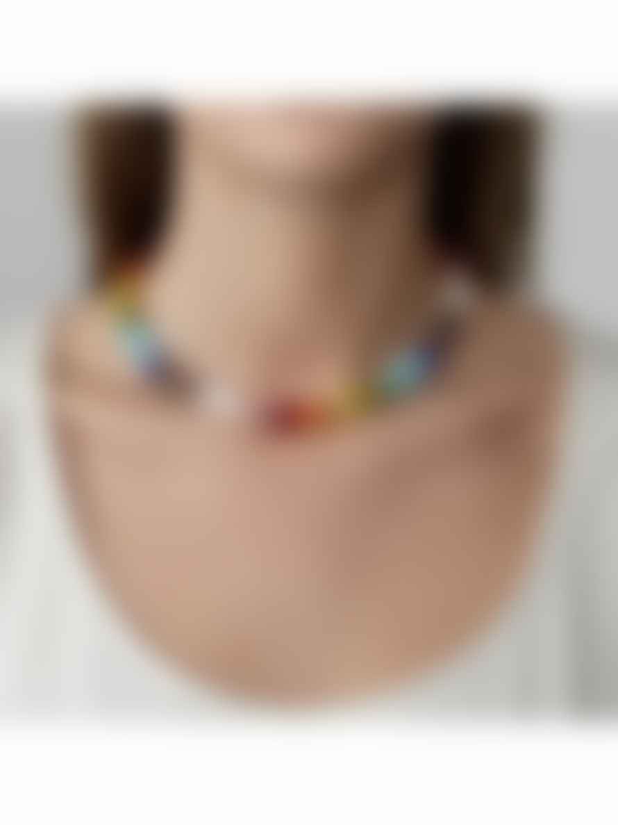 Anni Lu Big Nuanua Necklace Rainbow