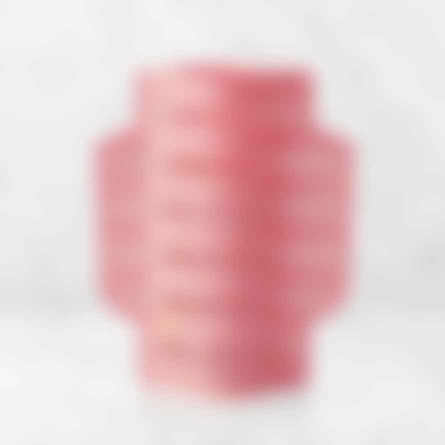 Octaevo Paper Vase Aurea Perforated Pink