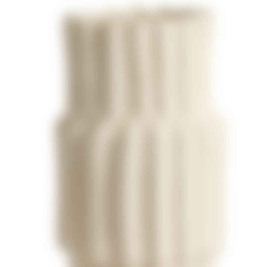 Nordal Nago Medium Cream Stoneware Vase