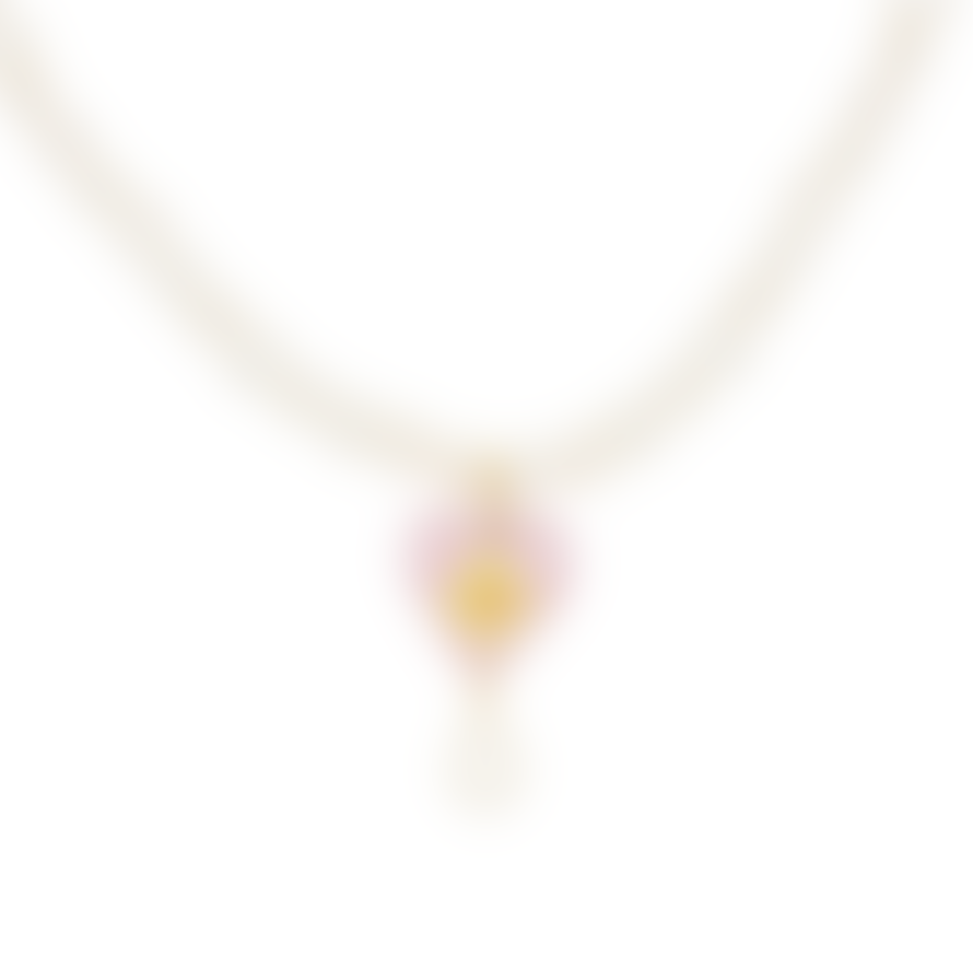 Margaux Studios Plainsong Pink Pearl Necklace