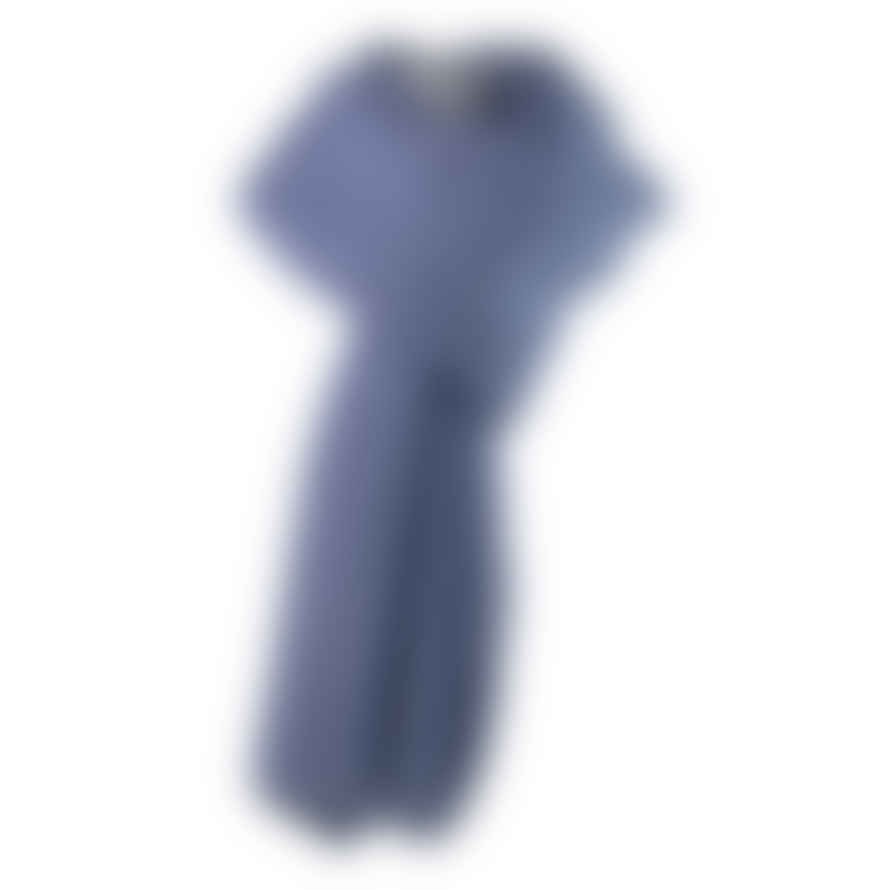 LIVTHELABEL Blue Chunky Knit Scarf