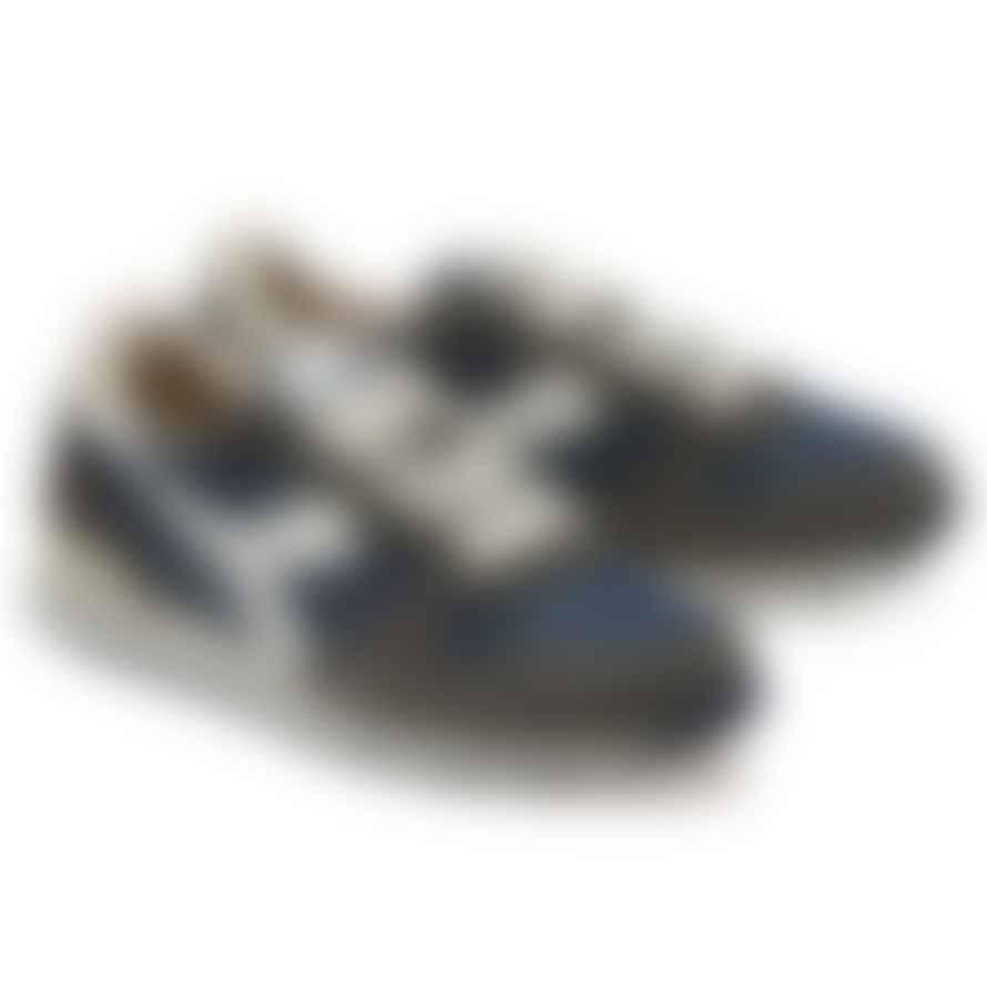 Diadora Camaro Trainers Shoes Insignia Blue Gray Pelica