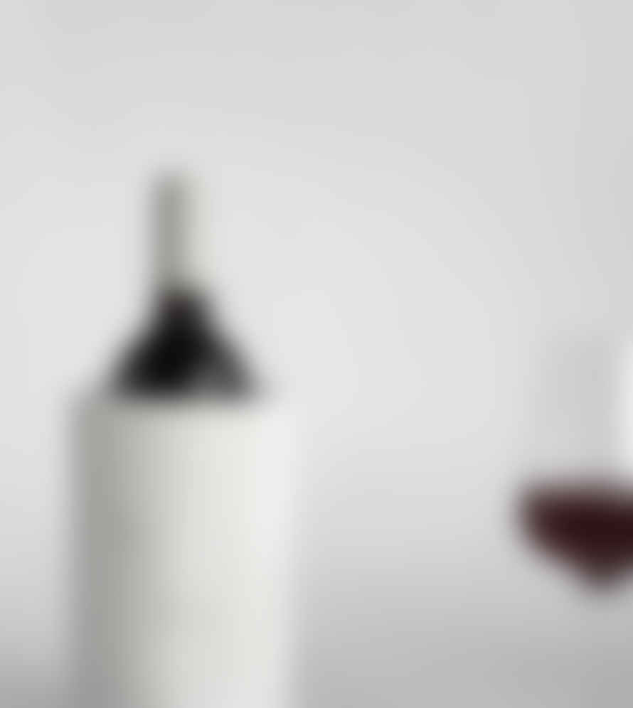 Kiwano Concept White Marble Wine Cooler Vase