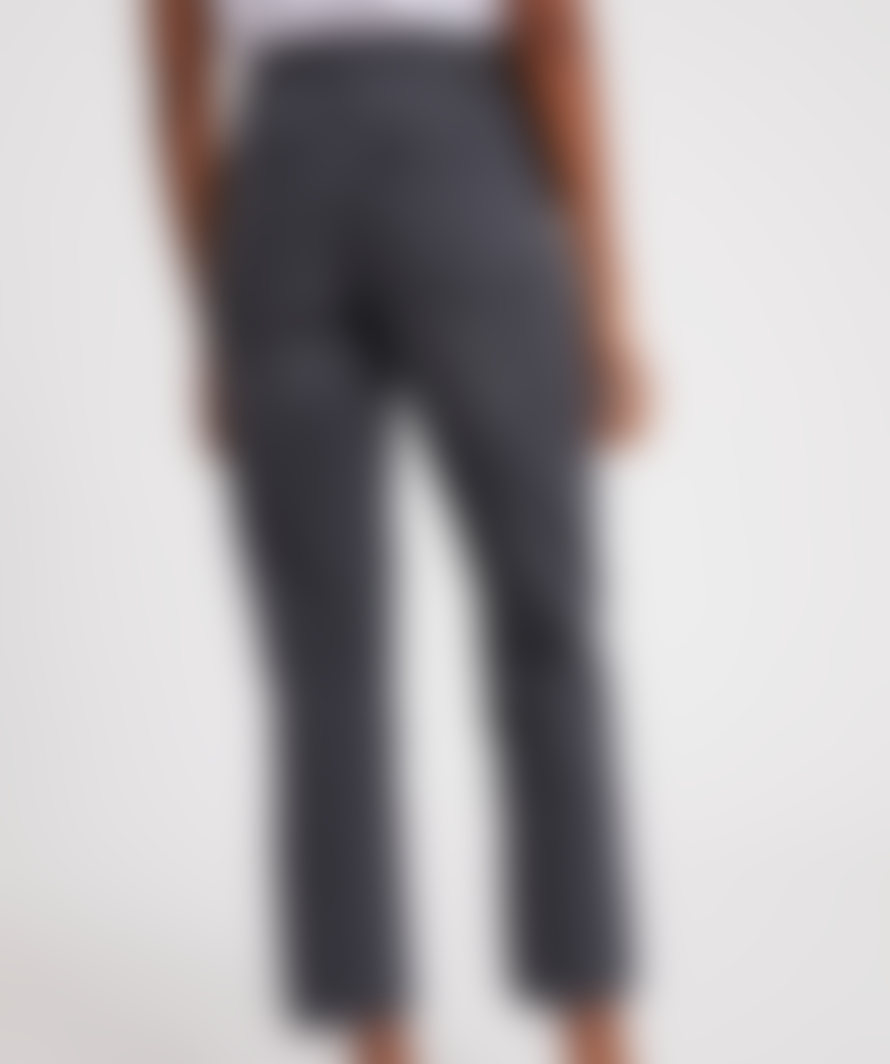 Armedangels Clouded Grey Fjellaa Cropped Straight Fit Mid Waist Jeans