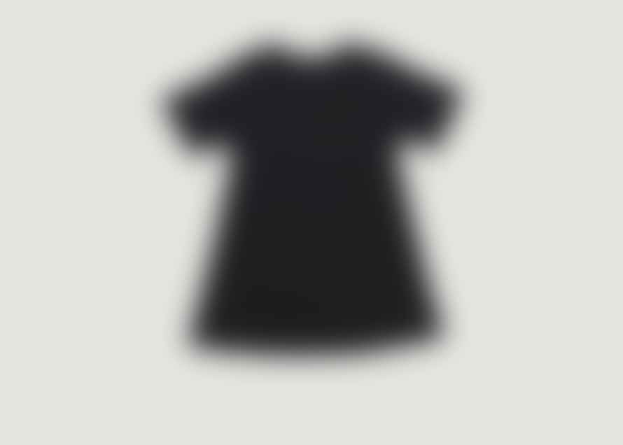 Organic Basics Lightweight Black T Shirt Dress In Tencel