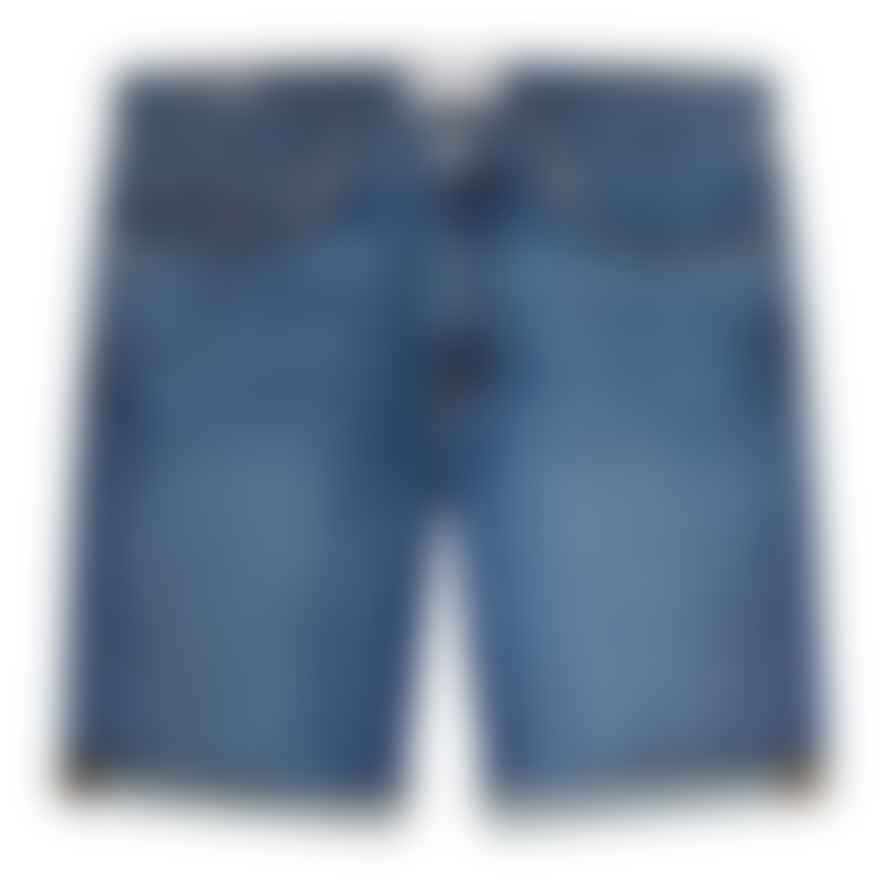 Calvin Klein Regular Fit Denim Shorts Mid Blue