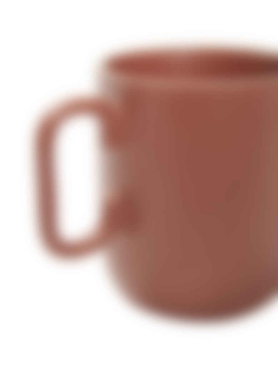 Hubsch Red Ceramic Mug