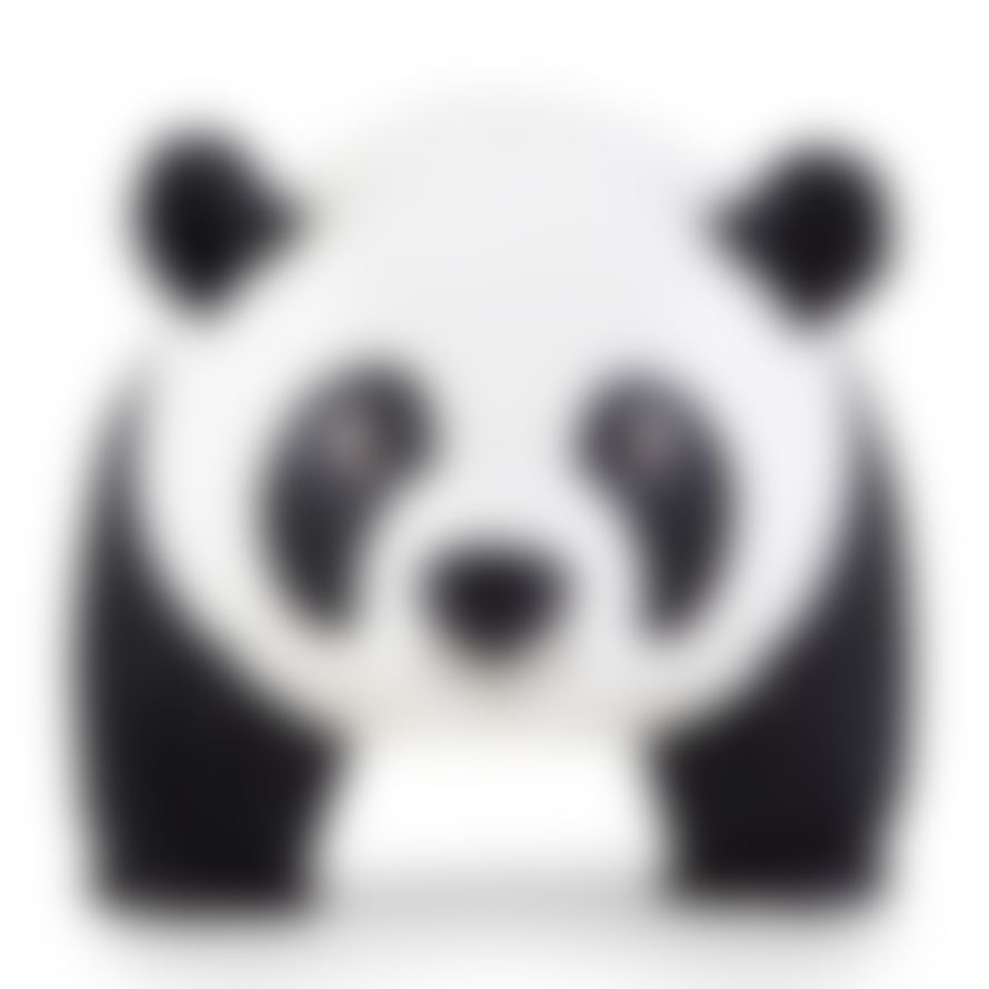 Zuny Panda Paperweight - Synthetic Leather