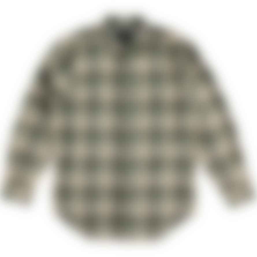 Filson Twin Lakes Long Sleeve Sport Shirt Olive White Gold