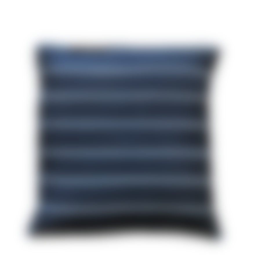 Tensira Multi Stripe Cushion Blue Black