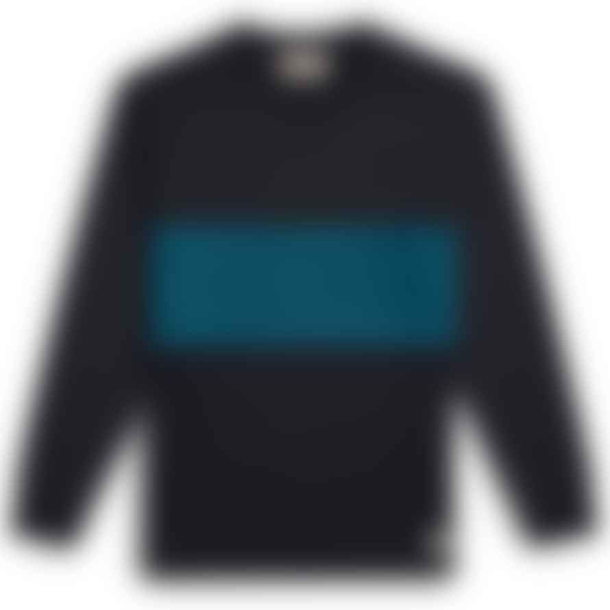 Admiral Sporting Goods Co. Warren Long Sleeve T Shirt Kite Black Buzzard Blue