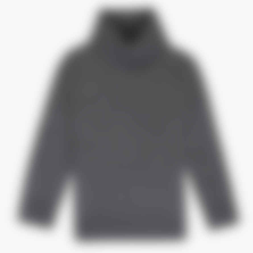 Rails Imogen Cashmere + Silk Turtleneck Sweater Thunder Grey 