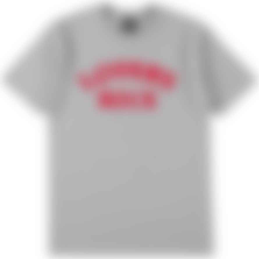 Standard Reference Materials Srm Lovers Rock Flock Logo Tee Grey Red