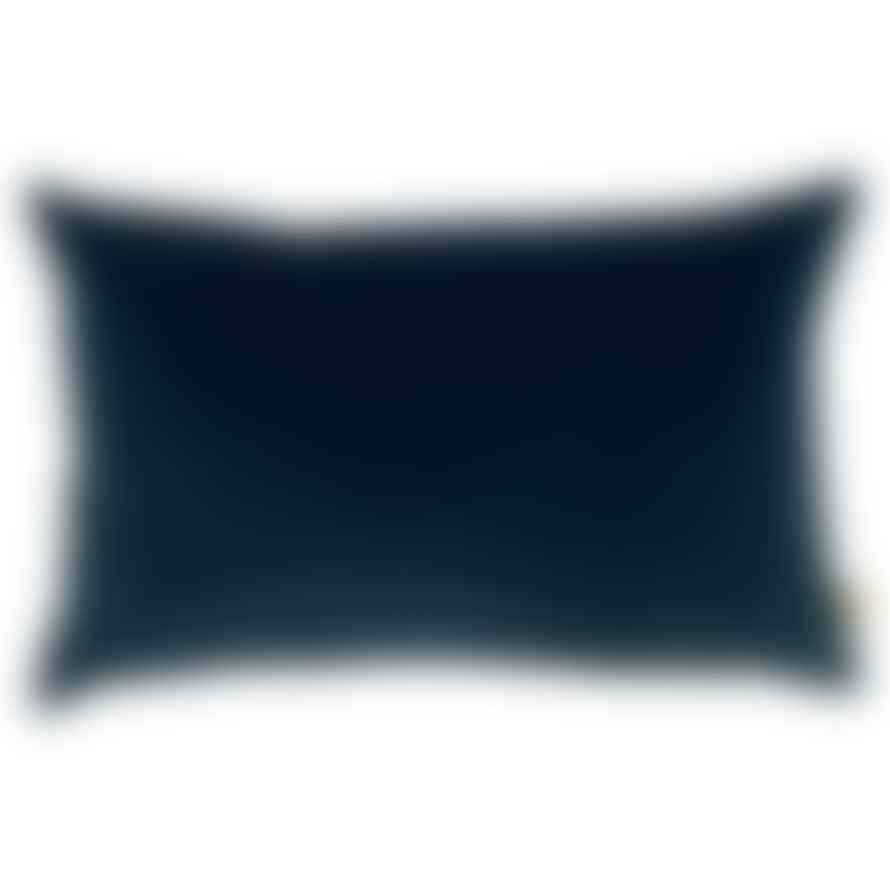 Victoria & Co. Dark Blue Velvet Cushion 40x60