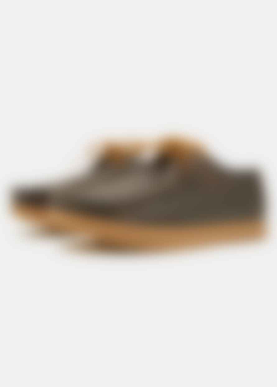 Yogi Footwear  Willard Tumbled Leather Shoe Dark Brown