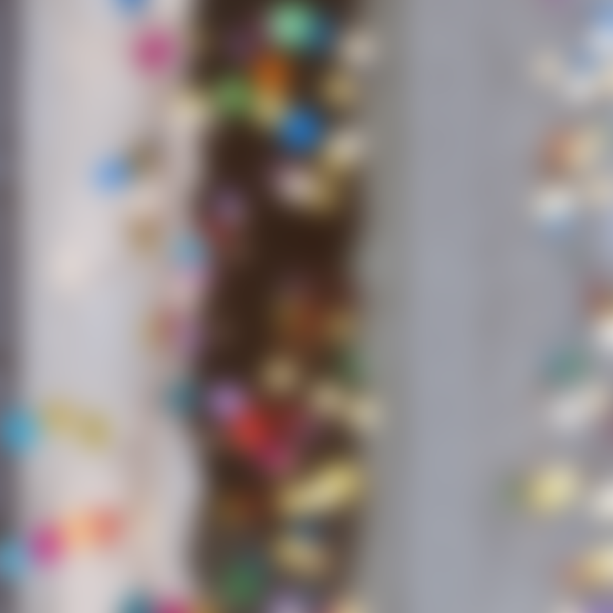 Lightstyle London Confetti Multi Coloured Light Chain, Battery Powered