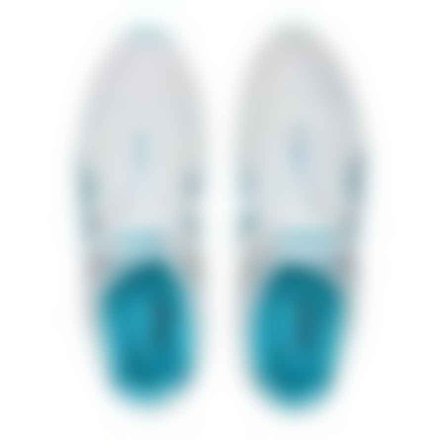 Comme Des Garcons CDG Shirt x ASICS Tarther SC White/Blue Shoes (FH-K100)