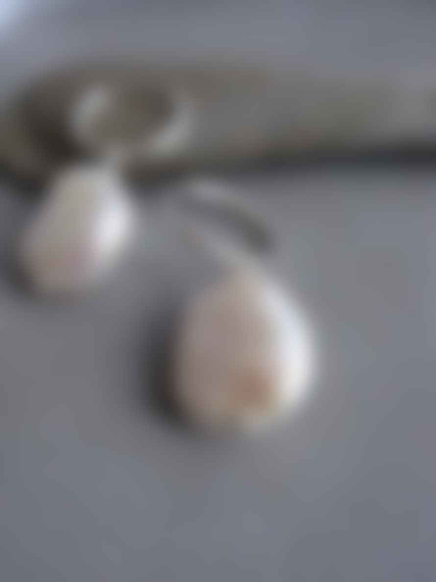 CollardManson Pearl Hoop Earrings Small