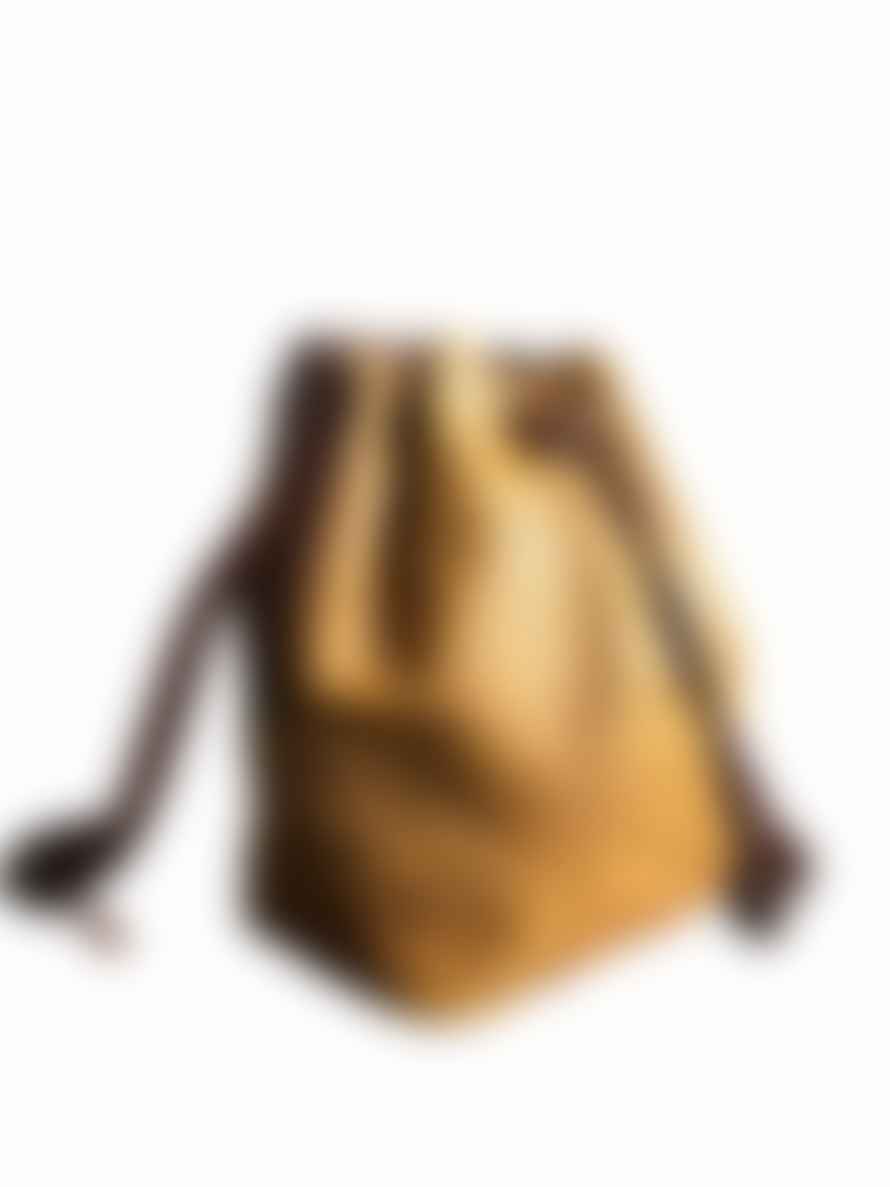 CollardManson Bucket Bag Tan Floral
