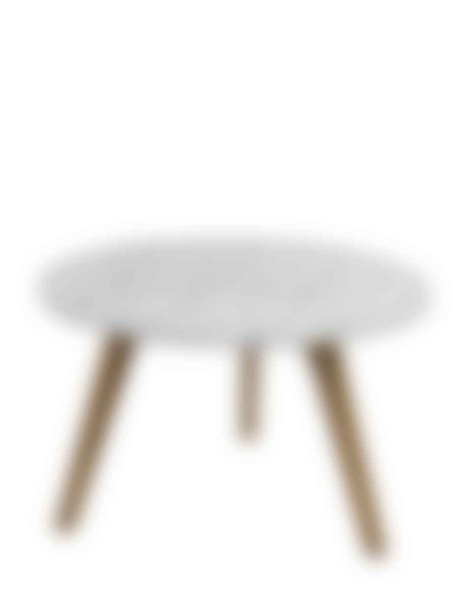 Zuiver White Stone Side Table Large