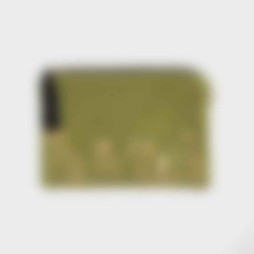 ARTEBENE Clutch Cosmetic Bag Velvet Green-Gold