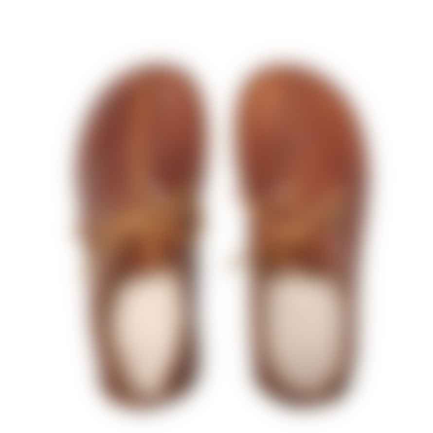 Yogi Footwear  Caden Centre Seam Leather Shoe Chestnut Brown