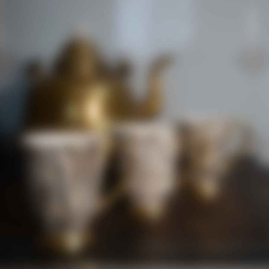 &Quirky Porcelain Gold Safari Mug