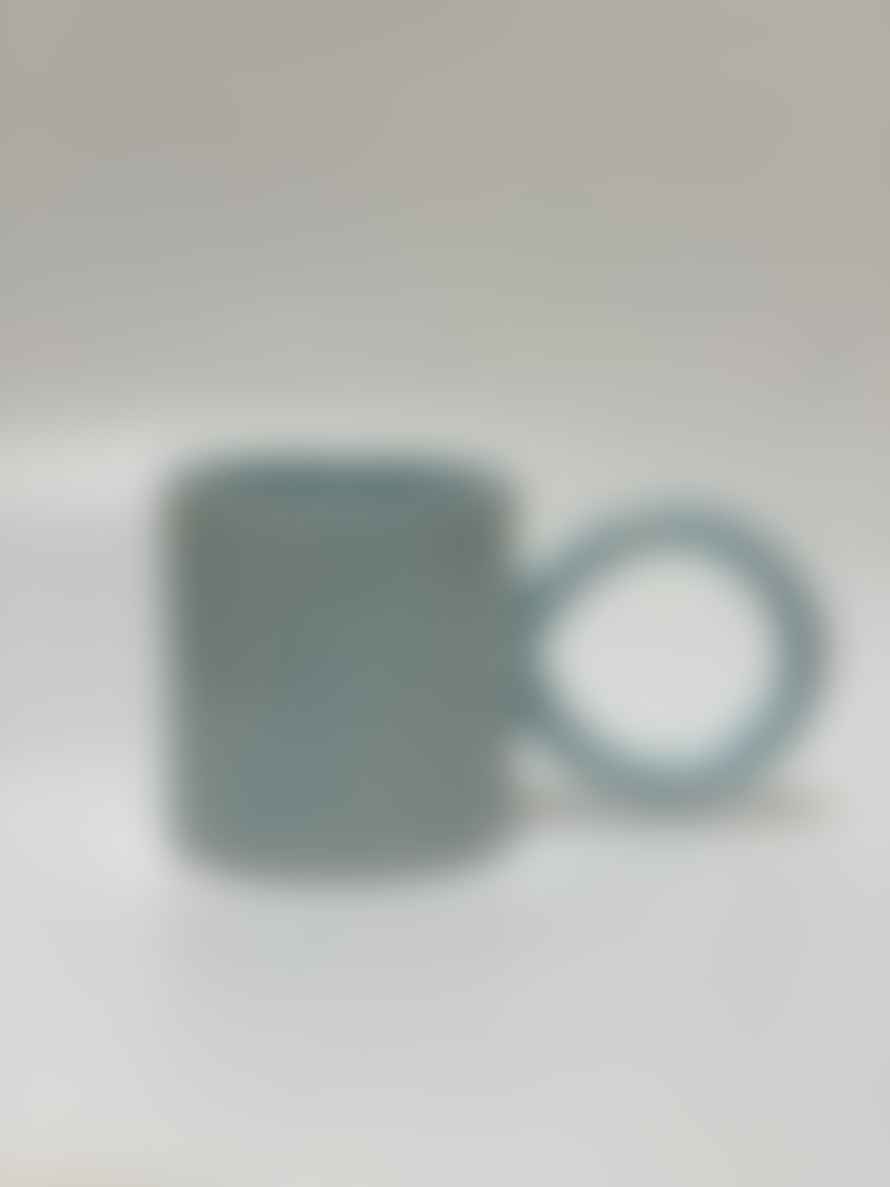 Studio Palu Ceramic Twisted Mug By Sky Blue