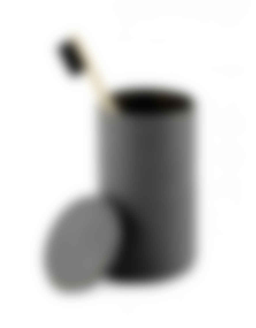 Serax NV Large Round Dark Gray Cose Jar with Lid