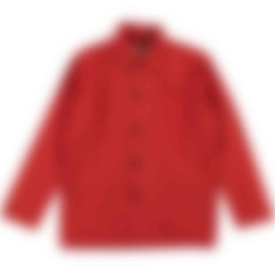 USKEES The 3001 Buttoned Overshirt Bright Red