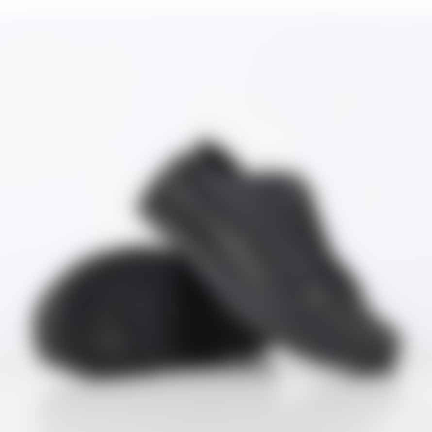 Yogi Footwear  Finn Leather Shoe On Negative Heel Black